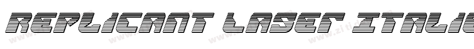 Replicant Laser Italic字体转换